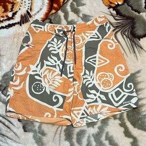 Patagonia Yellow Men’s Drawstring Board Shorts 34 Waist